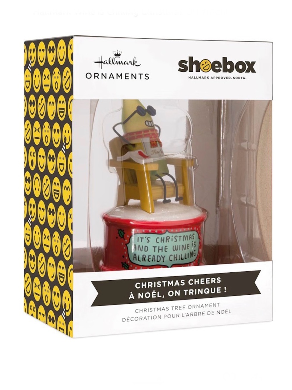 Hallmark Wine is Chilling Christmas Ornament